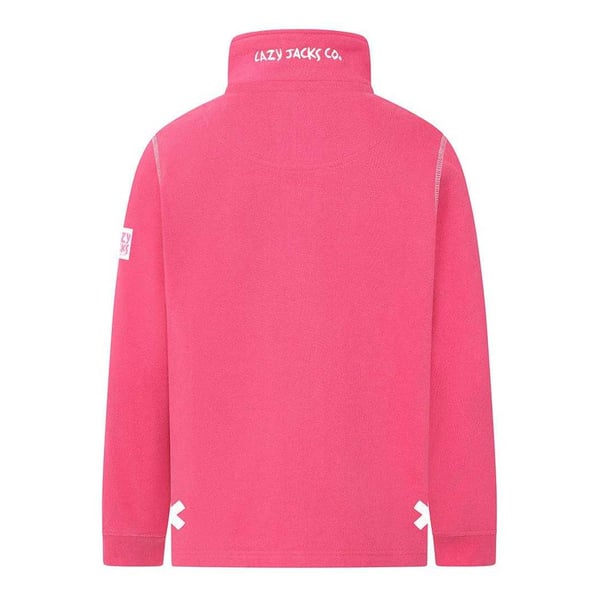 Lazy Jacks Girls Plain Soft Quarter Zip Sweatshirt