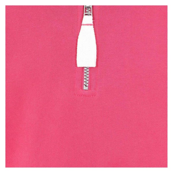 Lazy Jacks Girls Plain Soft Quarter Zip Sweatshirt