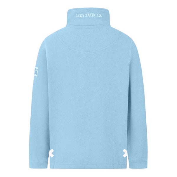 Lazy Jacks Girls Plain Soft Quarter Zip Sweatshirt