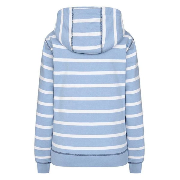Lazy Jacks Womens/Ladies Striped Full Zip Hoodie