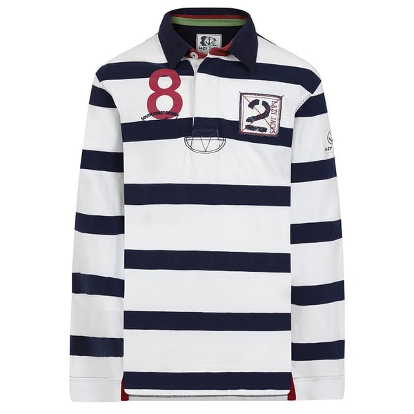 Lazy Jacks Boys Striped Rugby Shirt