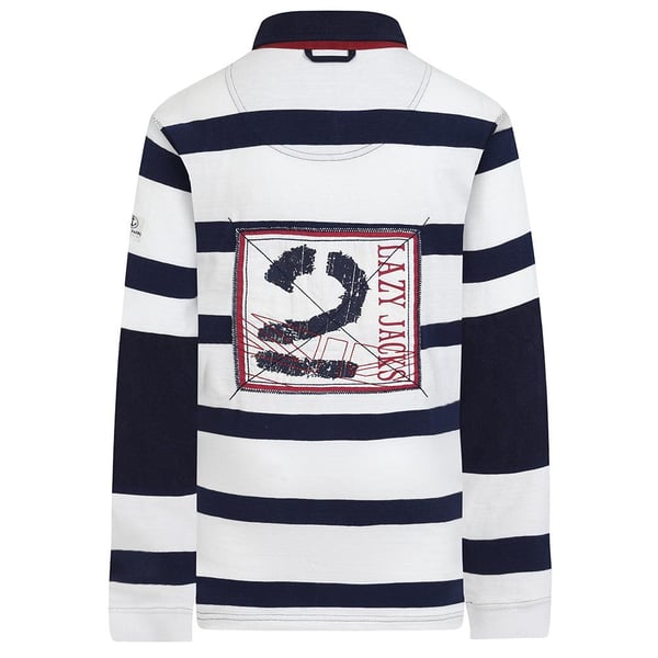 Lazy Jacks Boys Striped Rugby Shirt