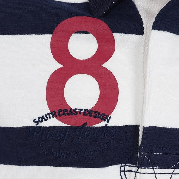 Lazy Jacks Boys Striped Rugby Shirt