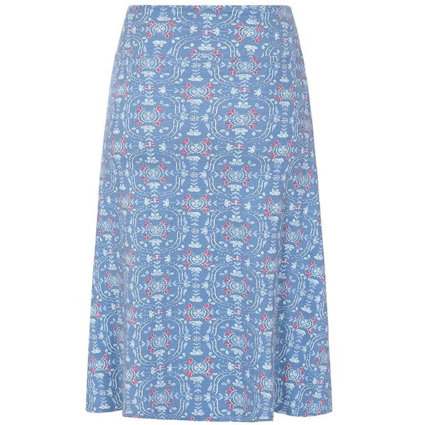 Lazy Jacks Womens/Ladies Tile Jersey Skirt