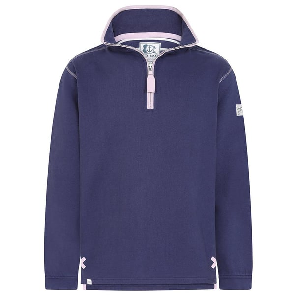 Lazy Jacks Womens/Ladies Quarter Zip Sweatshirt