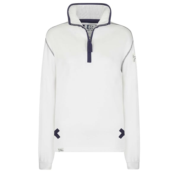 Lazy Jacks Womens/Ladies Quarter Zip Sweatshirt