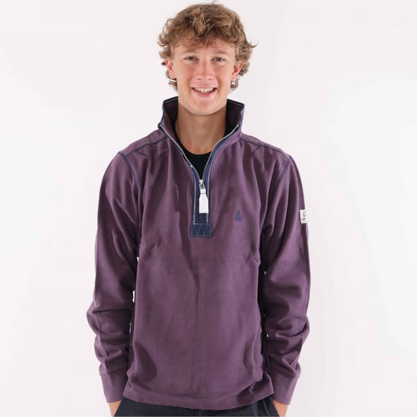 Lazy Jacks Sweatshirt med kvart lynlås til mænd