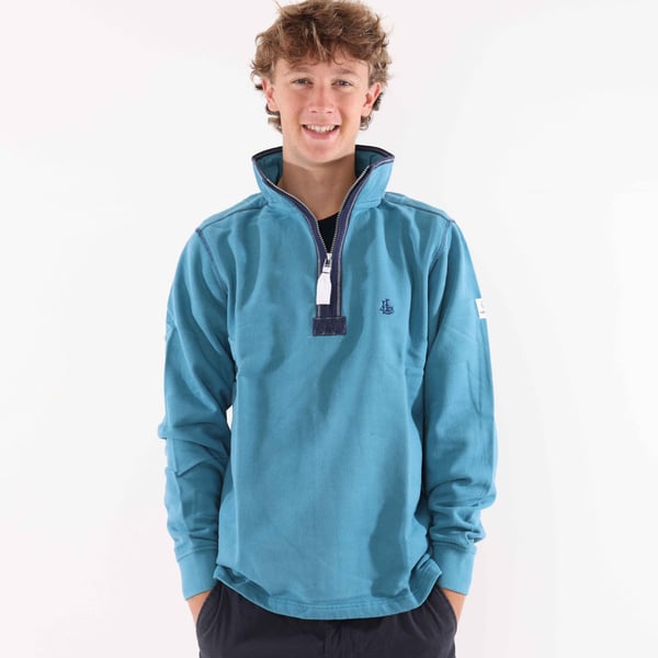 Lazy Jacks Sweatshirt med kvart lynlås til mænd