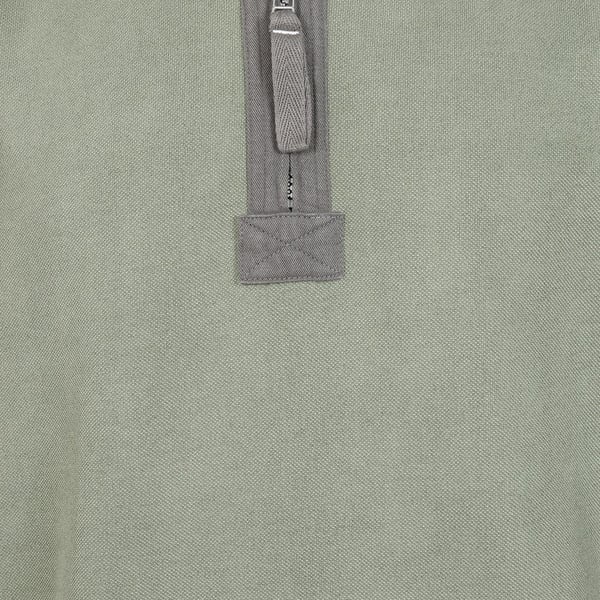 Lazy Jacks Mens Contrast Panel Pique Sweatshirt