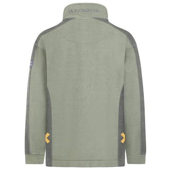 Lazy Jacks Mens Contrast Panel Pique Sweatshirt