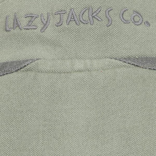 Lazy Jacks Mens Contrast Panel Pique Sweatshirt