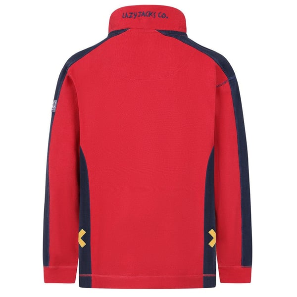 Lazy Jacks Mens Contrast Panel Pique Sweatshirt