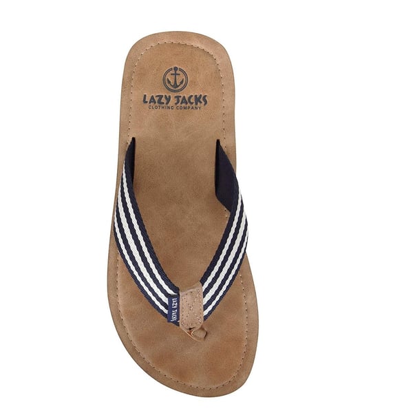 Lazy Jacks Pojkar Kontrastrandiga Flip-Flops