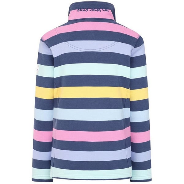 Lazy Jacks Womens/Ladies Contrast Striped Jacket