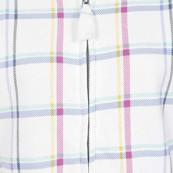 Lazy Jacks Womens/Ladies Checked Full Zip Sweatshirt