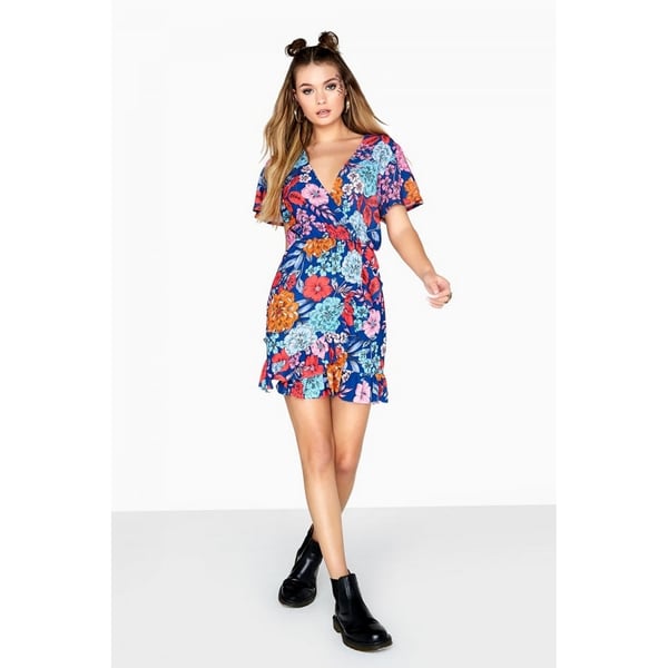 Girls On Film Womens/Ladies Ford Mock Wrap Dress