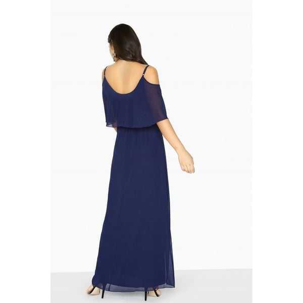 Girls On Film Womens/Ladies Motion Cold Shoulder Maxi Dress