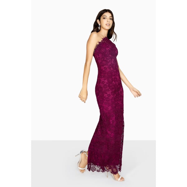 Paper Dolls Womens/Ladies Melbourne One Shoulder Lace Maxi Dress