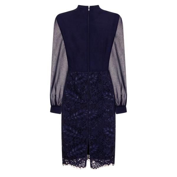 Paper Dolls Womens/Ladies Vale Pussybow Lace Skirt Dress