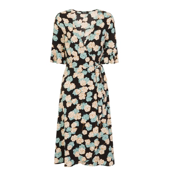 Girls On Film Womens/Ladies Frill Detail Wrap Dress