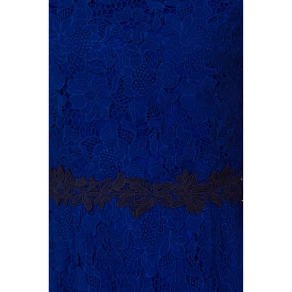 Paper Dolls Womens/Ladies Blue Crochet Lace Bodycon Dress