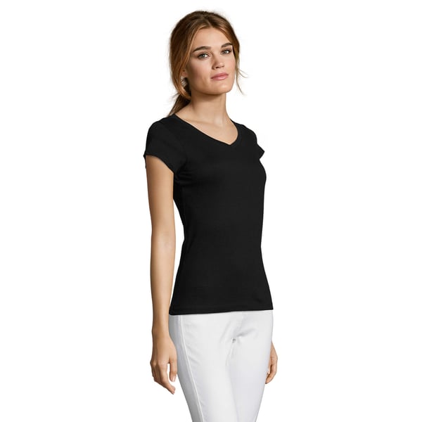 SOLS Womens/Ladies Moon V Neck T-Shirt