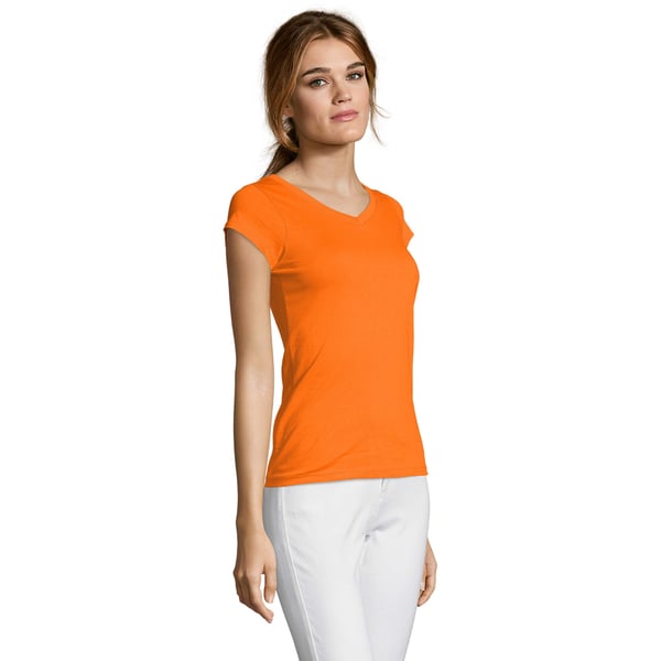 SOLS Womens/Ladies Moon V Neck T-Shirt