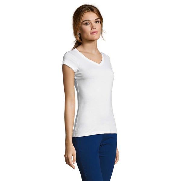 SOLS Womens/Ladies Moon V Neck T-Shirt