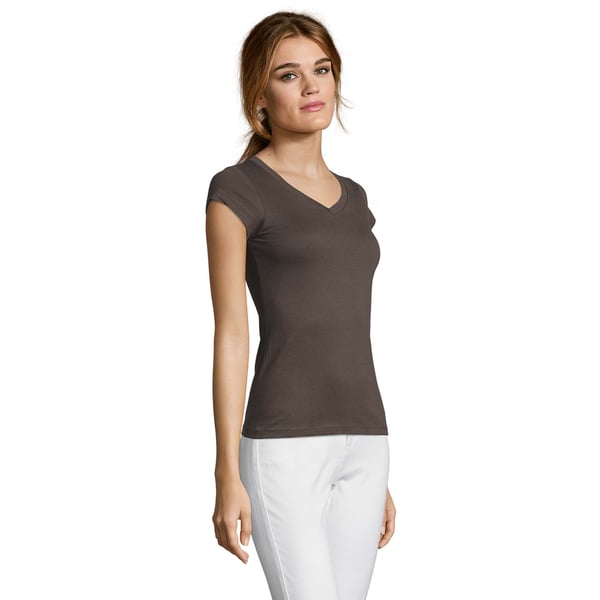 SOLS Womens/Ladies Moon V Neck T-Shirt