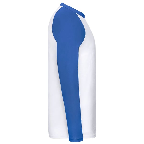 Fruit of the Loom Mens Baseball Long-Sleeved T-Shirt