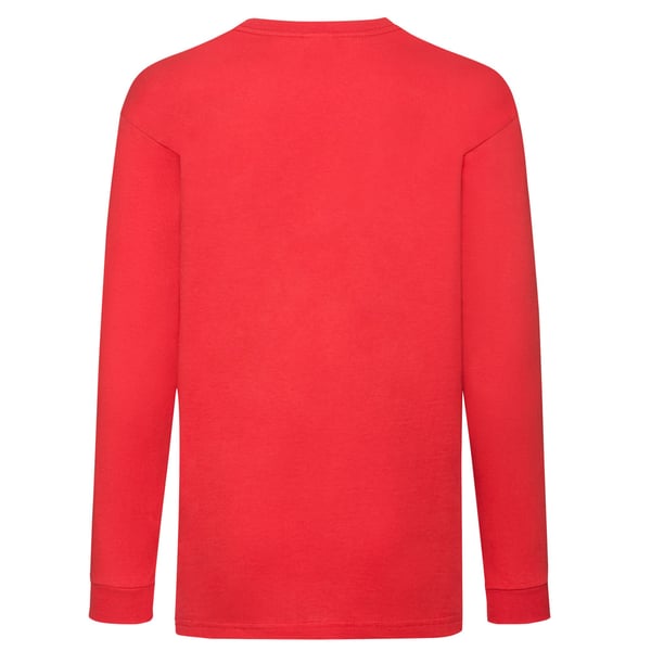 Fruit of the Loom Childrens/Kids Valueweight Long-Sleeved T-Shirt