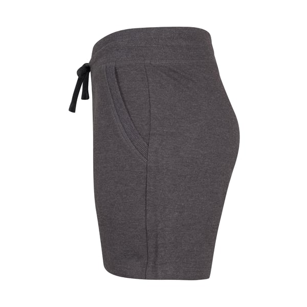 Build Your Brand Womens/Ladies Terry Heather Plain Shorts