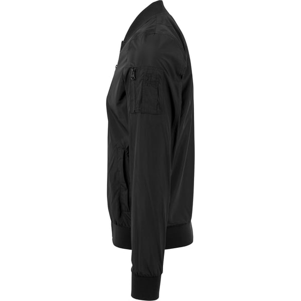 Build Your Brand Miesten Nylon Bomber-takki
