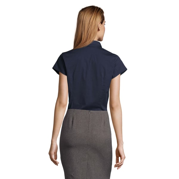 SOLS Womens/Ladies Excess Stretch Short-Sleeved Blouse