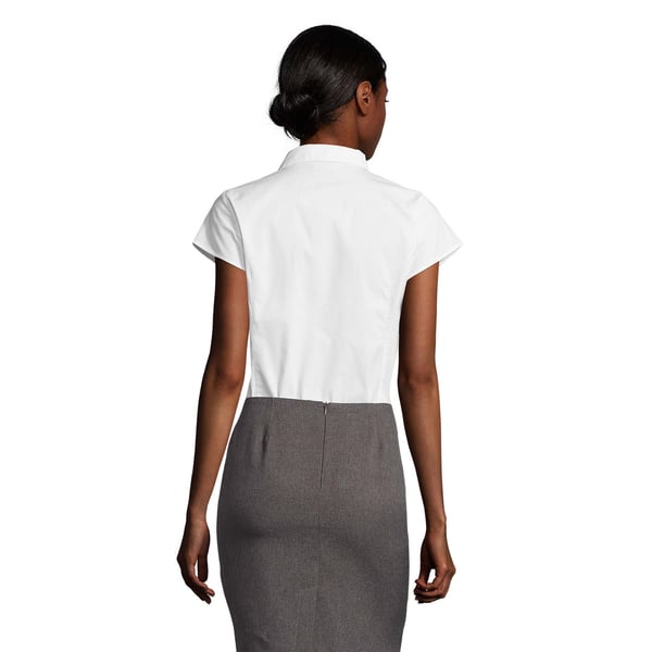 SOLS Womens/Ladies Excess Stretch Short-Sleeved Blouse