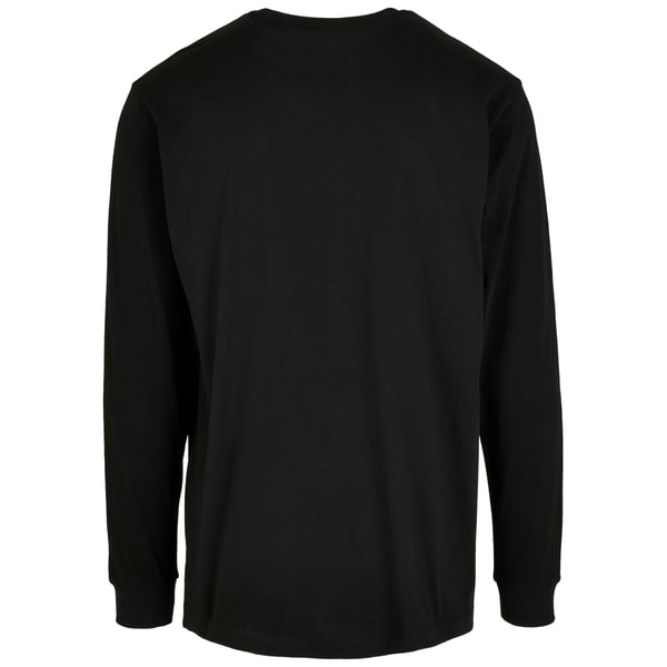 Build Your Brand Unisex Adult Organic Ribbed Cuff Long-Sleeved Sweatshirt