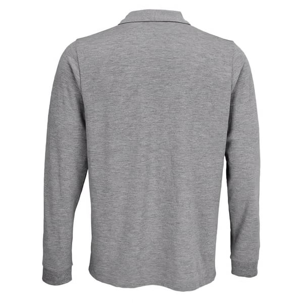 SOLS Unisex Adult Polycotton Long-Sleeved Polo Shirt