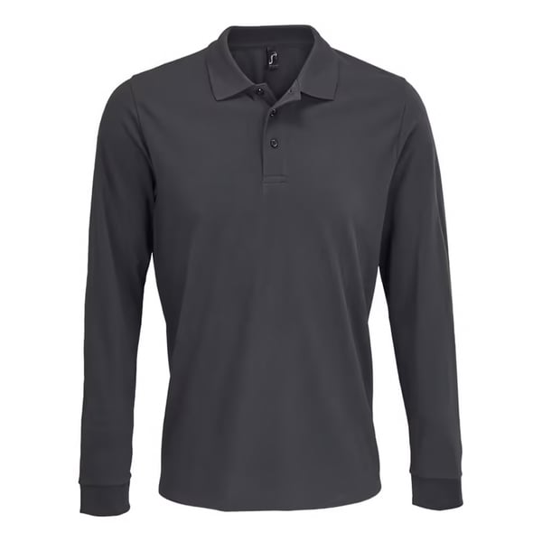 SOLS Unisex Adult Polycotton Long-Sleeved Polo Shirt