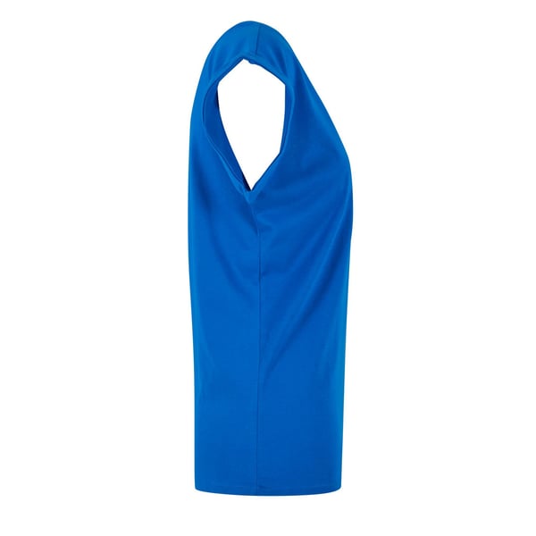 Build Your Brand Womens/Ladies Cotton Extended Shoulder T-Shirt