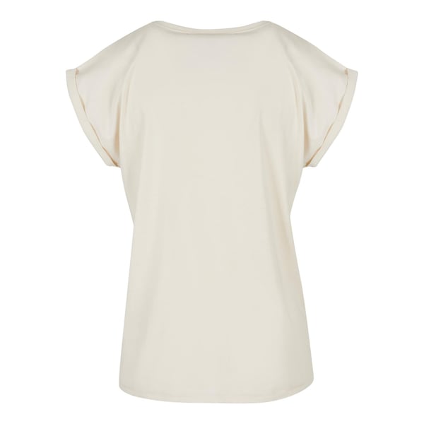 Build Your Brand Womens/Ladies Cotton Extended Shoulder T-Shirt