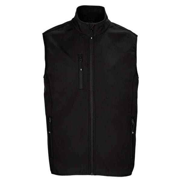 SOLS Mens Falcon Softshell Zipped Body Warmer SOLS Mens Falcon Softshell Zipped Body Warmer