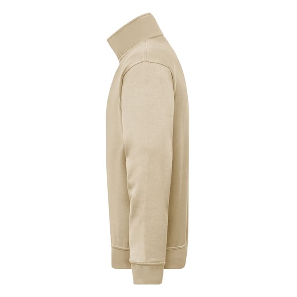 James and Nicholson Mens Workwear Quarter Zip Sweatshirt