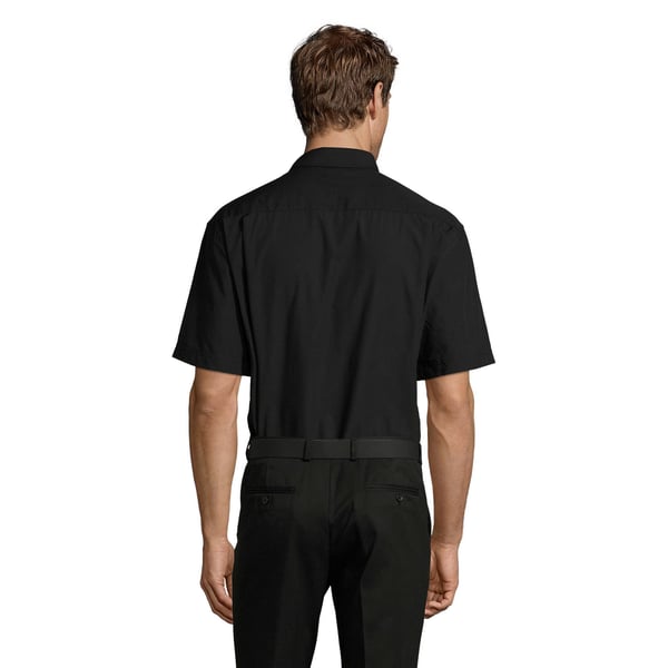 SOLS Mens Bristol Poplin Short-Sleeved Shirt