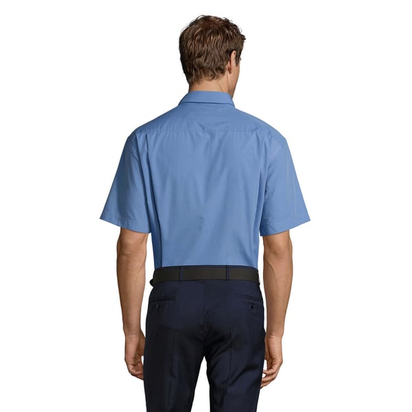 SOLS Mens Bristol Poplin Short-Sleeved Shirt