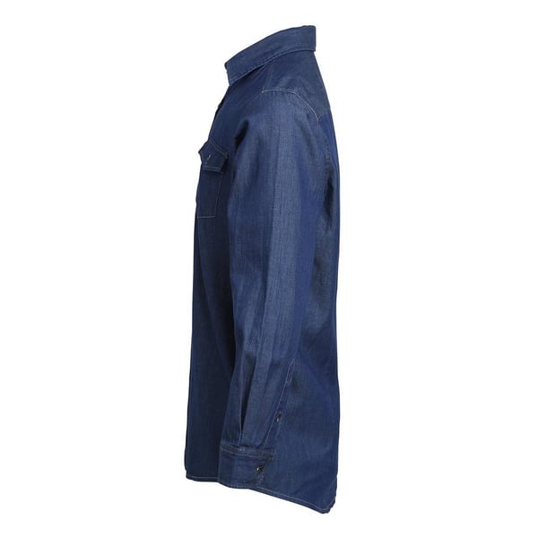 Premier Mens Denim Jean Style Stitching Shirt