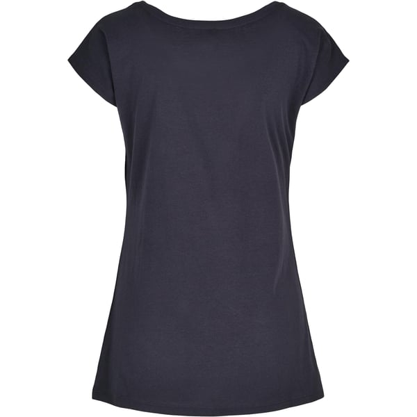 Build Your Brand Womens/Ladies Wide Neck T-Shirt