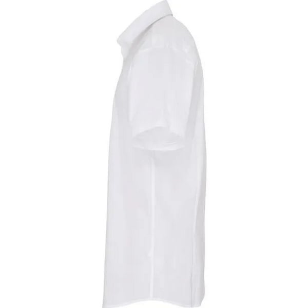 Premier Mens Poplin Stretch Short-Sleeved Shirt