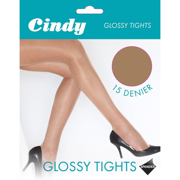 Cindy Womens/Ladies 15 Denier Glossy Tights (1 Pair)