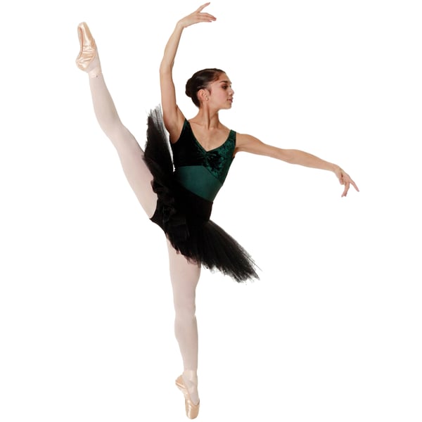 Silky Dame/kvinde dansetrusser til ballet, konverterbare (1 par)