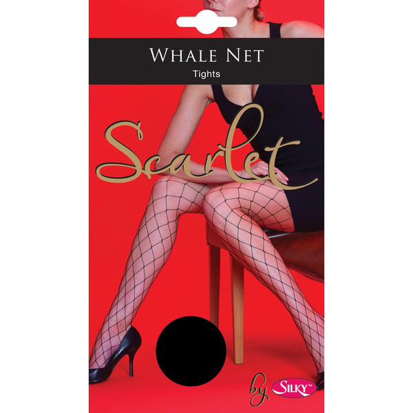 Silky Womens/Ladies Scarlet Whale Net Tights (1 Pair)